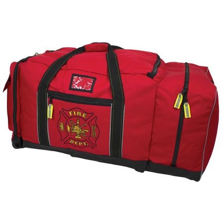 Kemp Usa Firefighter Gear Bag, Red 10-123-RED
